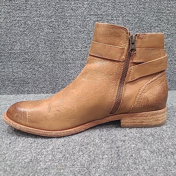 Kork Ease Korks Boots Women's 9 Leather Buckle Bootie Brown  Boho Chic - Picture 6 of 11